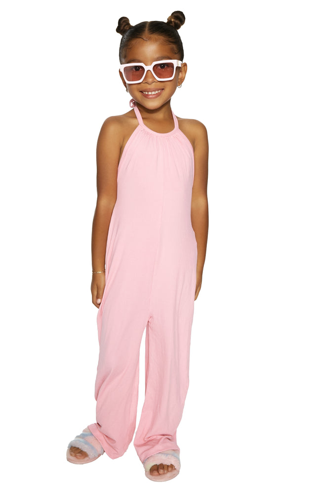 PRETTY IN PINK JUMPSUIT | PINK